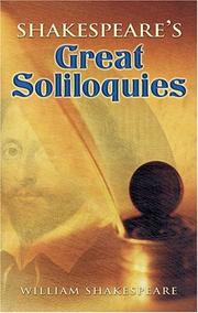 Shakespeare's great soliloquies