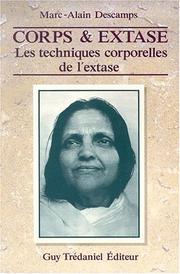 Cover of: Corps et extase