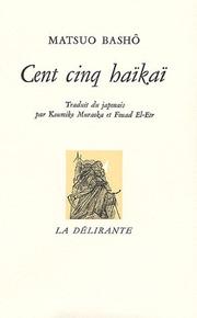 Cover of: Cent-cinq Haïkaï
