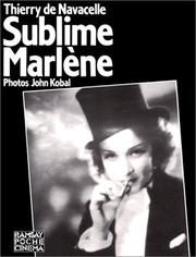 Cover of: Sublime Marlène