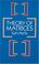 Cover of: Theory of matrices