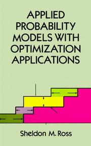 Cover of: Applied probability models with optimization applications
