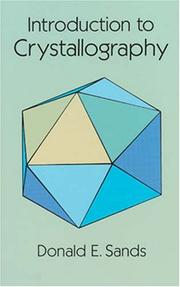 Introduction to crystallography by Donald Sands