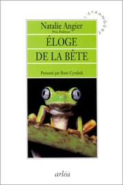 Cover of: Eloge de la bête