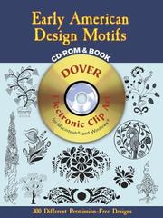 Cover of: Early American Design Motifs CD-ROM and Book