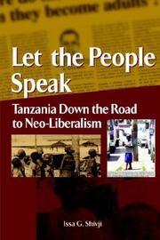 Cover of: Let the People Speak by Issa G. Shivji