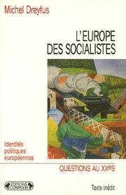 Cover of: Europe des socialistes