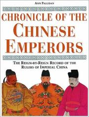Cover of: Chronicle of the Chinese emperors