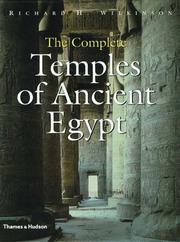 Cover of: The complete temples of ancient Egypt by Richard H. Wilkinson