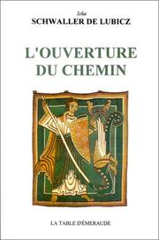 Cover of: L'Ouverture du chemin