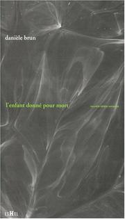 Cover of: Enfant donne pour mort