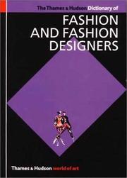 Cover of: The Thames and Hudson dictionary of fashion and fashion designers
