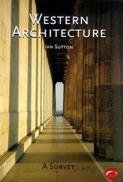Cover of: Western architecture: from ancient Greece to the present