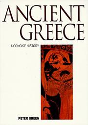 A concise history of ancient Greece to the close of the classical era