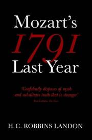 Cover of: 1791, Mozart's last year by H. C. Robbins Landon