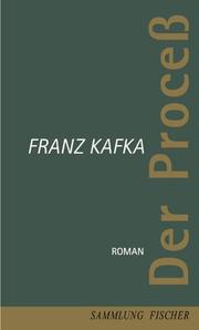 Cover of: Der Prozess ( Proceß). In der Fassung der Handschrift. by Franz Kafka