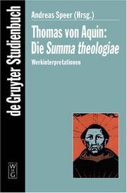Cover of: Thomas Von Aquin: Summa Theologiae Werkinterpretationen (De Gruyter Studienbuch)