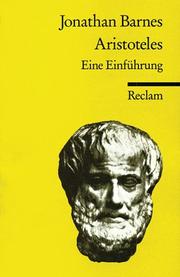 Cover of: Aristoteles: Eine Einführung