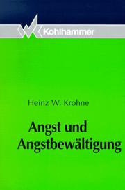 Cover of: Angst und Angstbewältigung.