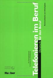 Cover of: Telefonieren im Beruf, Lehrbuch by 