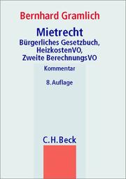 Cover of: Mietrecht.