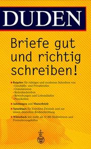 Cover of: Duden: Briefe gut und richtig schreiben!