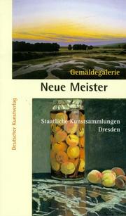 Cover of: Gemäldegalerie Neue Meister.