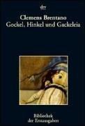 Cover of: Gockel, Hinkel und Gackeleia. Ein Märchen. Frankfurt 1838.