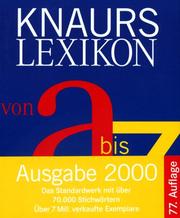 Knaurs Lexikon A-Z by Franz N. Mehling, Druckenmuelle