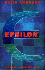 Cover of: Epsilon.