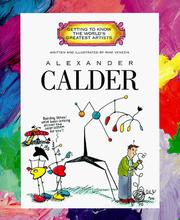 Cover of: Alexander Calder