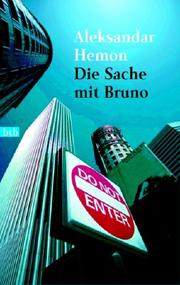 Cover of: Die Sache mit Bruno.