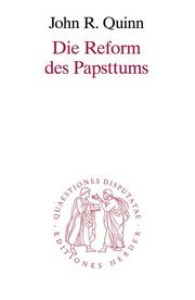 Cover of: Die Reform des Papsttums.