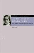 Cover of: Edith Stein Gesamtausgabe (ESGA), 24 Bde., Bd.1, Aus dem Leben einer jüdischen Familie