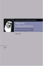 Cover of: Gesamtausgabe. Wege der Gotteserkenntnis.