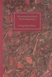 Psychodiagnostics by Hermann Rorschach
