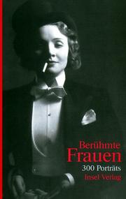 Cover of: Berühmte Frauen, Bd.1