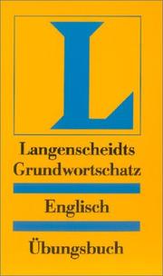 Cover of: Langenscheidts Grundwortschatz Englisch. Übungsbuch.