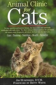 Cover of: Animal Clinic for Cats: What People Want to Know