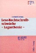 Cover of: Lese- Rechtschreibschwäche. Legasthenie.