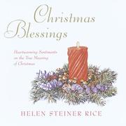 Cover of: Christmas blessings