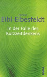 Cover of: In der Falle des Kurzzeitdenkens.