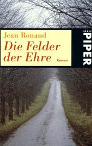 Cover of: Die Felder der Ehre.