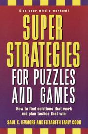 Cover of: Super strategies for puzzles and games