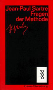 Cover of: Fragen der Methode.