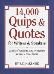 Cover of: 14,000 Quips & Quotes for Writers & Speakers by E. C. McKenzie