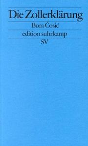 Cover of: Die Zollerklärung