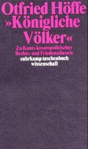 Cover of: Königliche Völker