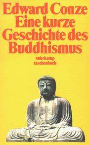 Cover of: Eine kurze Geschichte des Buddhismus.