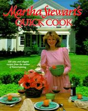 Cover of: Martha Stewart's Quick cook